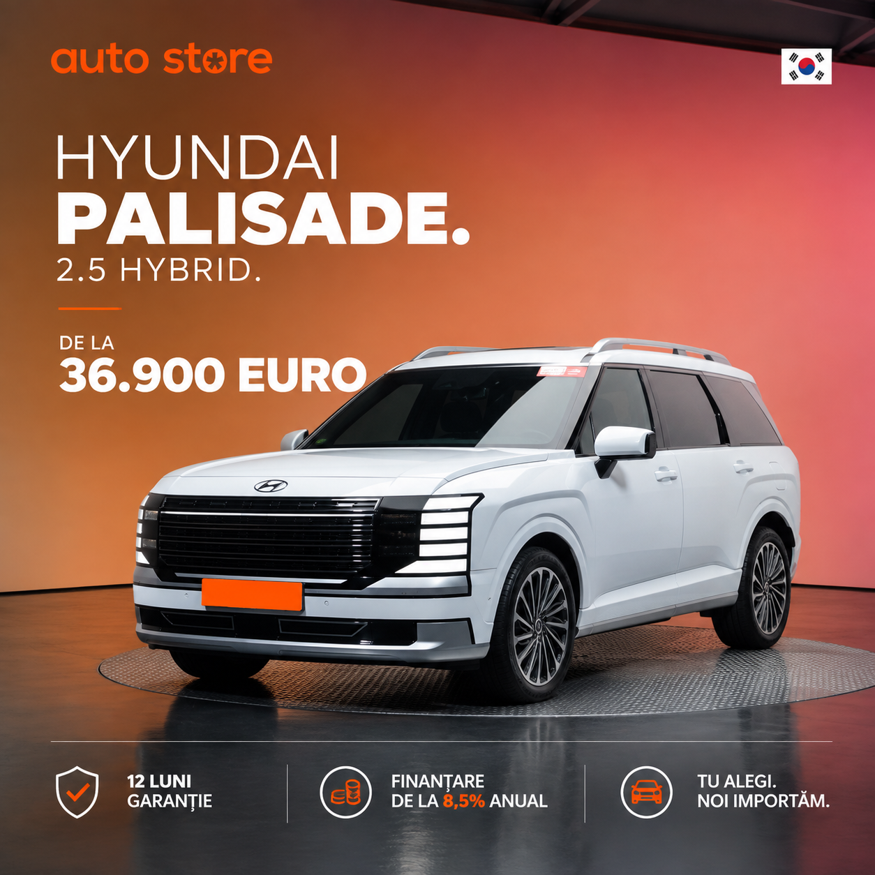 Automobile la comanda din Coreea de Sud
